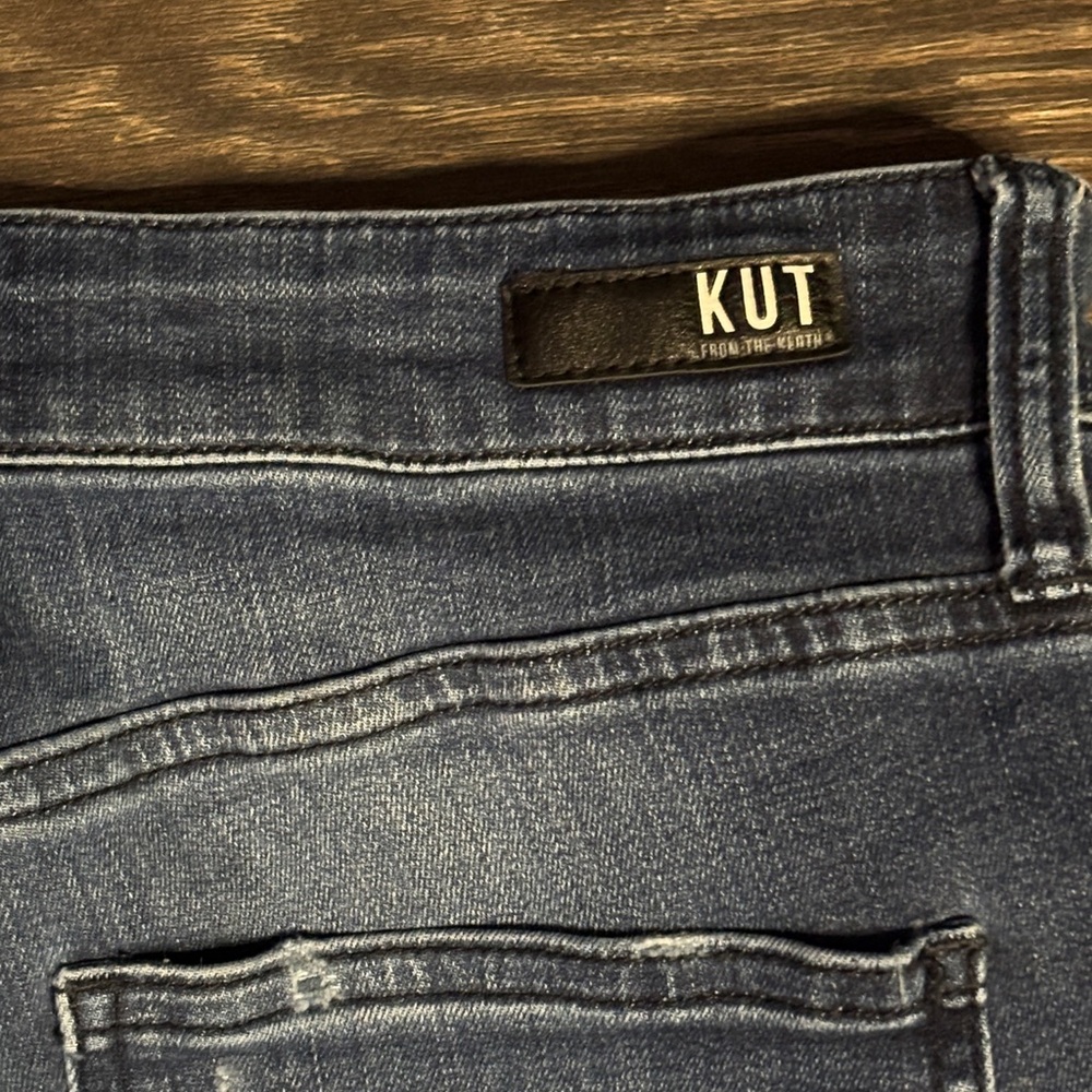 Kut from the Kloth Women's Dark Blue High Rise Skinny Jeans - Picture 5 of 7
